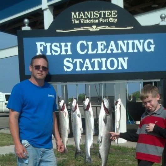 Salmon from Lake Michigan